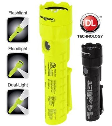 XPP-5422 - Intrinsically Safe Dual-Light Flashlight/Floodlight - Nightstick Safety Torch